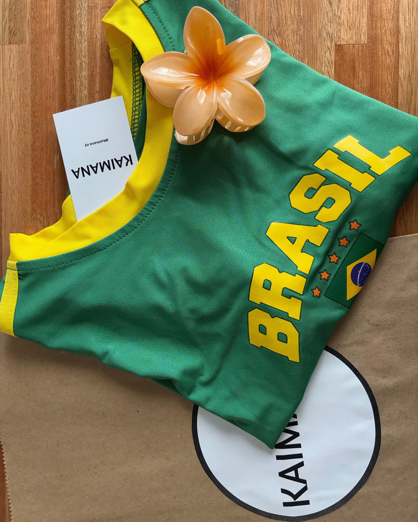Brasil baby tee