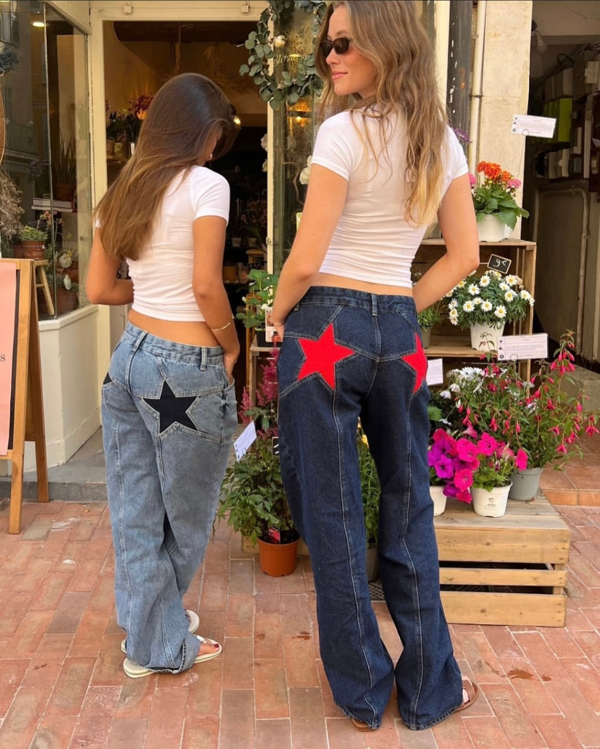 Jean Star Rojo