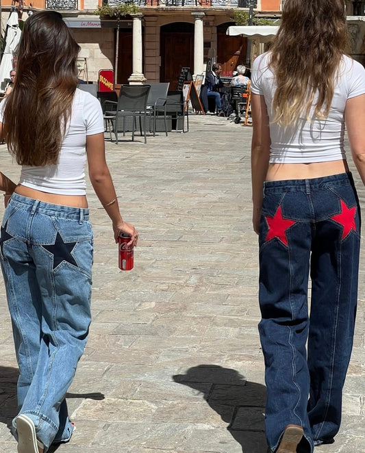 Jean Star Rojo