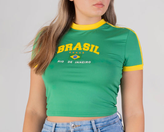 Brasil baby tee