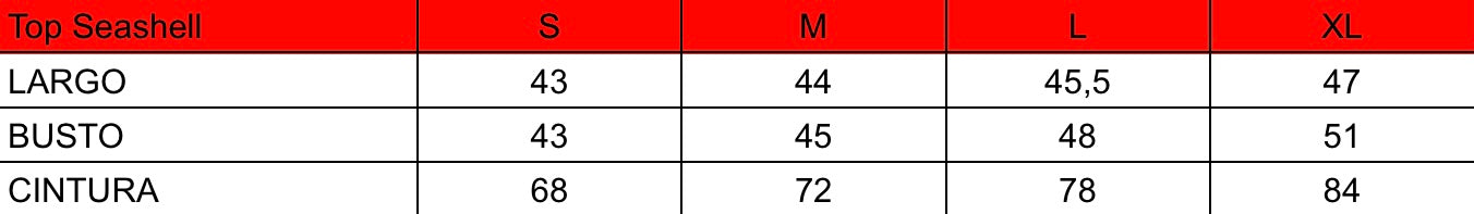 Top Seashell AMARILLO